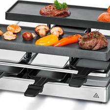 Rommelsbacher RC 1600 Επιτραπέζια Ηλεκτρική Ψησταριά Raclette Λείας Πλάκας 795W 41x10εκ.