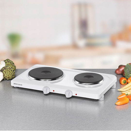 Rommelsbacher Επιτραπέζια Εστία Εμαγιέ Διπλή Λευκή