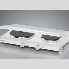 Rommelsbacher Επιτραπέζια Εστία Εμαγιέ Διπλή Λευκή