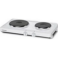 Rommelsbacher THS 2590 Επιτραπέζια Εστία Εμαγιέ Διπλή Λευκή