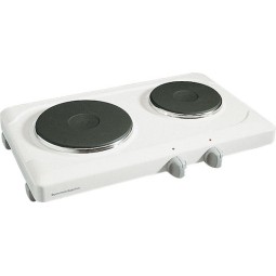 Rommelsbacher THS 2590 Επιτραπέζια Εστία Εμαγιέ Διπλή Λευκή