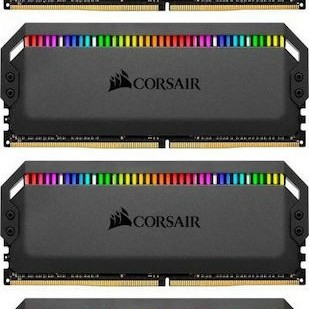 Corsair Dominator Platinum RGB DDR4 32GB RAM με 4x8GB Modules και Ταχύτητα 3200 για Desktop