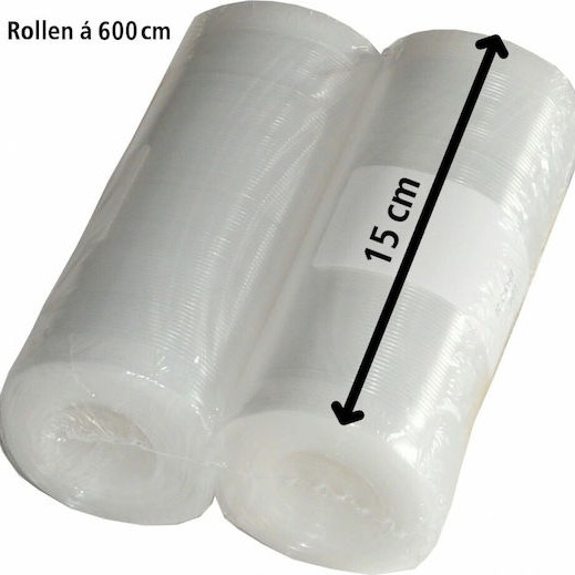 Rommelsbacher VRS 1560 Σαγρέ Σακούλες για Συσκευές Vacuum 150mm x 6m 2 Ρολά