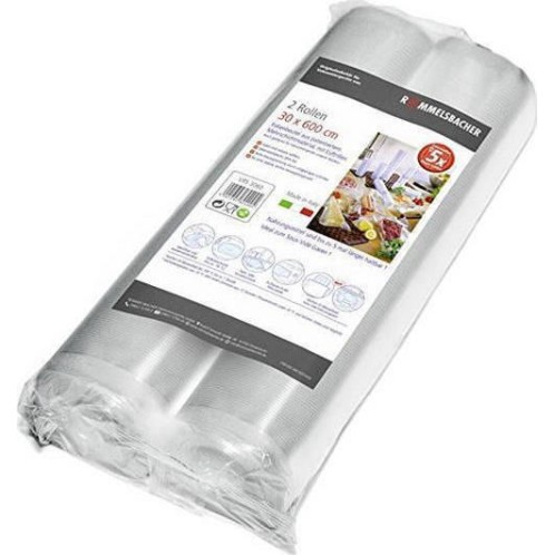 Rommelsbacher VRS 3060 Σαγρέ Σακούλες για Συσκευές Vacuum 300mm x 6m 2 Ρολά