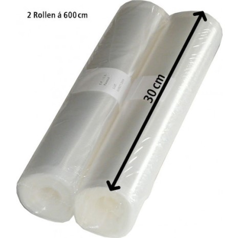 Rommelsbacher VRS 3060 Σαγρέ Σακούλες για Συσκευές Vacuum 300mm x 6m 2 Ρολά