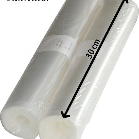 Rommelsbacher VRS 3060 Σαγρέ Σακούλες για Συσκευές Vacuum 300mm x 6m 2 Ρολά
