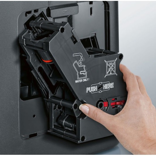 Siemens Eq.6 Αυτόματη Μηχανή Espresso 1500W Πίεσης 19bar για Cappuccino με Μύλο Άλεσης Μαύρη