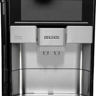 Siemens Eq.6 Αυτόματη Μηχανή Espresso 1500W Πίεσης 19bar για Cappuccino με Μύλο Άλεσης Μαύρη