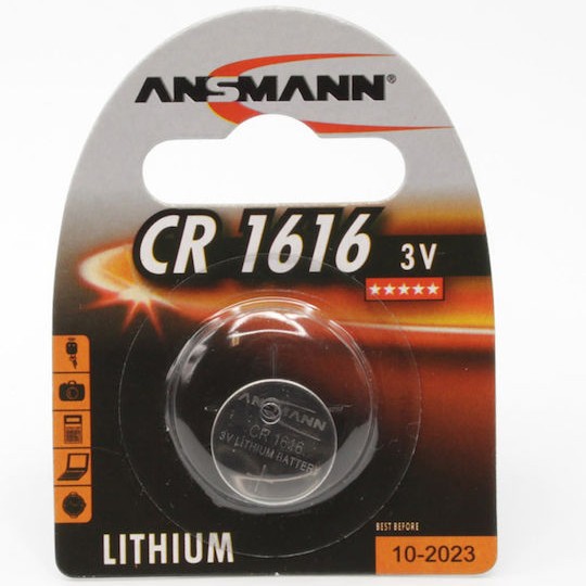 Ansmann Μπαταρία Λιθίου Ρολογιών CR1616 3V 1τμχ