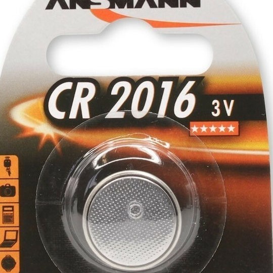 Ansmann Μπαταρία Λιθίου Ρολογιών CR2016 3V 1τμχ
