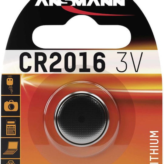 Ansmann Μπαταρία Λιθίου Ρολογιών CR2016 3V 1τμχ