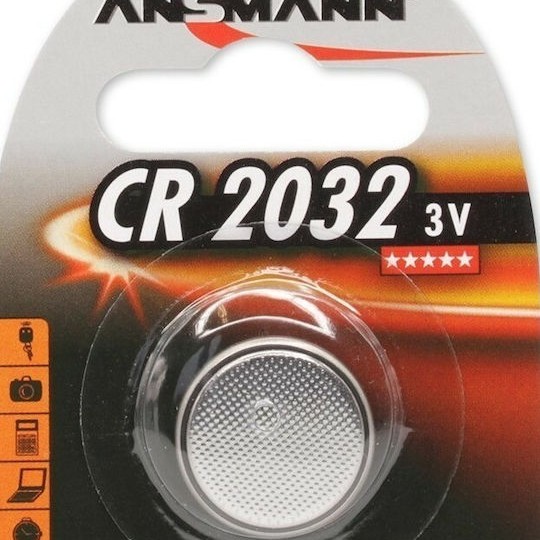 Ansmann Μπαταρία Λιθίου Ρολογιών CR2032 3V 1τμχ