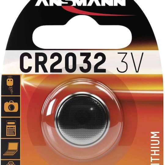 Ansmann Μπαταρία Λιθίου Ρολογιών CR2032 3V 1τμχ