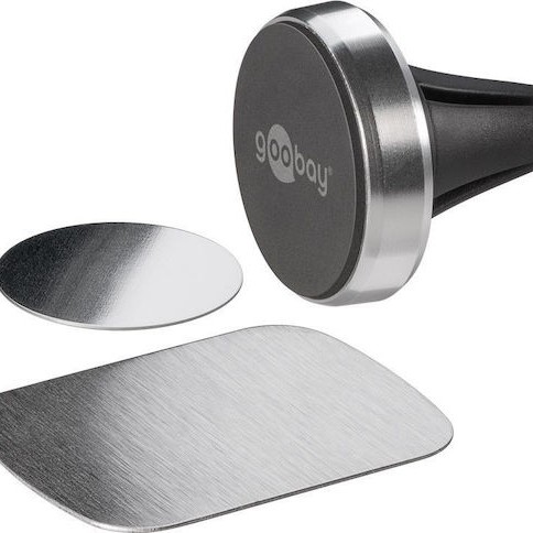 Goobay Βάση Κινητού Αυτοκινήτου Magnetic Bracket Set Slim με Μαγνήτη
