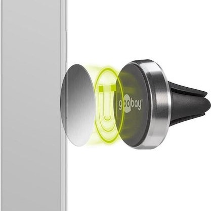 Goobay Βάση Κινητού Αυτοκινήτου Magnetic Bracket Set Slim με Μαγνήτη