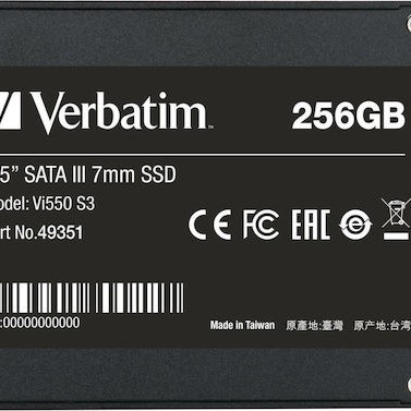 Verbatim Vi550 S3 SSD 256GB 2.5'' SATA III