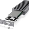 Icy Box Θήκη για Σκληρό Δίσκο M.2 PCI Express NVME με σύνδεση USB 3.1 Type-C σε Γκρι χρώμα