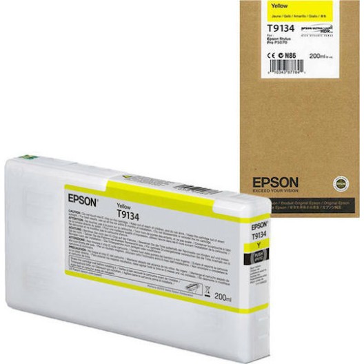 Epson Γνήσιο Μελάνι Εκτυπωτή InkJet Κίτρινο (C13T913400)