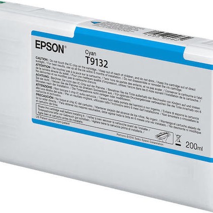 Epson Γνήσιο Μελάνι Εκτυπωτή InkJet Κυανό (C13T913200)