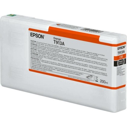 Epson Γνήσιο Μελάνι Εκτυπωτή InkJet Πορτοκαλί (C13T913A00)