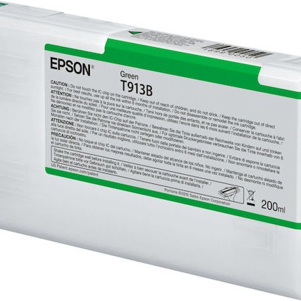 Epson Γνήσιο Μελάνι Εκτυπωτή InkJet Πράσινο (C13T913B00)
