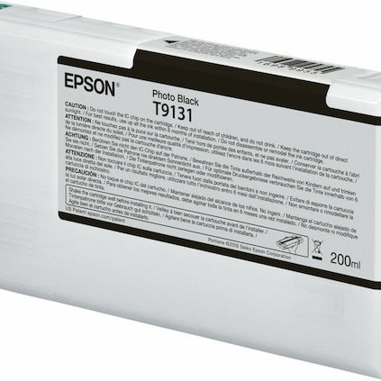 Epson T9131 Γνήσιο Μελάνι Εκτυπωτή InkJet Photo Μαύρο (C13T913100)