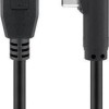 Goobay Angle (90°) / Regular USB 3.0 Cable USB-C male - USB-A male Μαύρο 1.5m (66502)