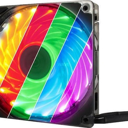 Inter-Tech L-12025 Aura RGB Case Fan με Σύνδεση 4-Pin PWM