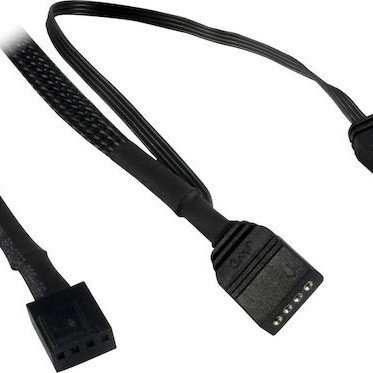 Inter-Tech L-12025 Aura RGB Case Fan με Σύνδεση 4-Pin PWM