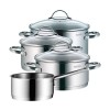 WMF Provence Plus Σετ Κατσαρόλες από Ανοξείδωτο Ατσάλι 4τμχ
