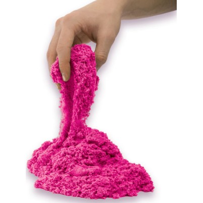 Spin Master Παιχνίδι Κατασκευών με Άμμο Kinetic Sand Сolour Bag Pink για Παιδιά 3+ Ετών