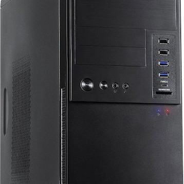 Inter-Tech IT-6865 Micro Tower Κουτί Υπολογιστή Μαύρο