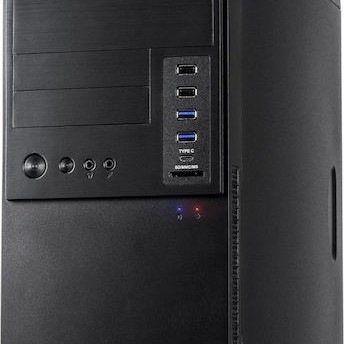 Inter-Tech IT-6865 Micro Tower Κουτί Υπολογιστή Μαύρο