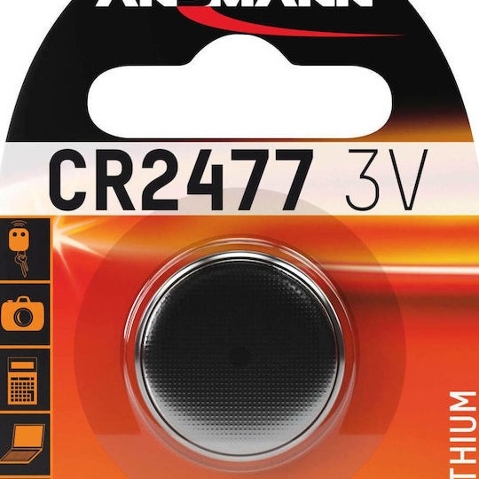 Ansmann Μπαταρία Λιθίου Ρολογιών CR2477 3V 1τμχ
