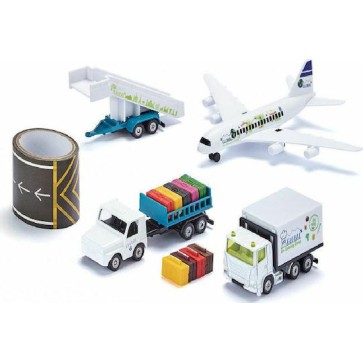 Siku Σετ με Αεροπλάνο Flughafen Set για 3+ Ετών