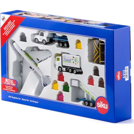 Siku Σετ με Αεροπλάνο Flughafen Set για 3+ Ετών