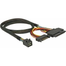 DeLock Mini SAS - 22-Pin SATA III Cable 50cm Μαύρο (84819)