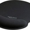 DeLock 12559 Mouse Pad 252mm με Στήριγμα καρπού Μαύρο