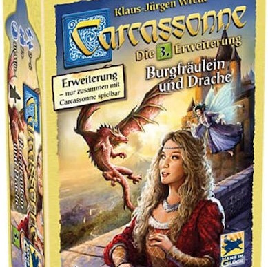 Επιτραπέζιο Παιχνίδι Carcassonne: Damsel and Dragon για 2-6 Παίκτες 7+ Ετών (GER) Asmodee