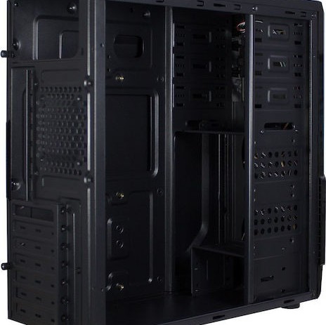 Inter-Tech B-48 Midi Tower Κουτί Υπολογιστή Μαύρο