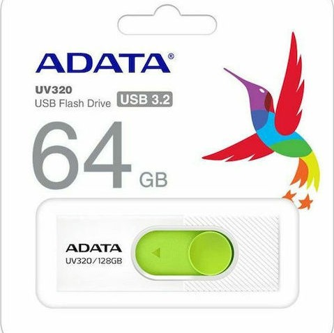 Adata DashDrive UV320 64GB USB 3.1 Stick Λευκό