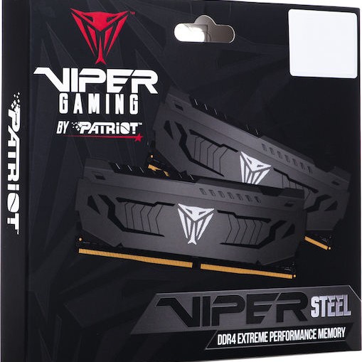 Patriot Viper Steel DDR4 16GB RAM με 2x8GB Modules και Ταχύτητα 3600 για Desktop