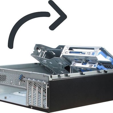 Inter-Tech IT-502 Desktop Mini Tower Κουτί Υπολογιστή Μαύρο