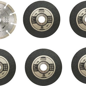 Ryobi RAK6AGD125 Δίσκος Κοπής Δομικών Υλικών 125mm 6τμχ 5132003149
