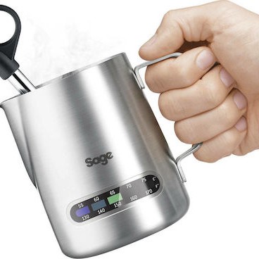 Sage The Barista Express Αυτόματη Μηχανή Espresso 1850W Πίεσης 15bar με Μύλο Άλεσης Ασημί