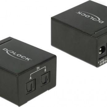 DeLock Μετατροπέας Toslink female σε Toslink female (18767)
