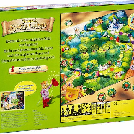 Επιτραπέζιο Παιχνίδι Junior Sagaland για 2-4 Παίκτες 3+ Ετών (EN) Ravensburger
