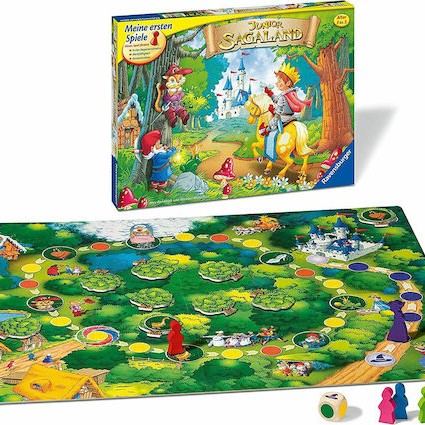 Επιτραπέζιο Παιχνίδι Junior Sagaland για 2-4 Παίκτες 3+ Ετών (EN) Ravensburger