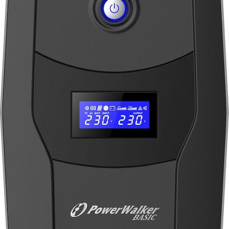 Powerwalker Basic VI 1500 STL UPS Line-Interactive 1500VA 900W με 4 Schuko Πρίζες