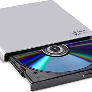 Hitachi-LG Data Storage Εξωτερικός Οδηγός Εγγραφής/Ανάγνωσης CD/DVD για Desktop / Laptop Ασημί